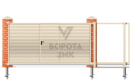 Ворота сдвижные 2800×2000 ЗМК-6922