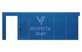 Ворота противопожарные 4500×4500 ЗМК-4689