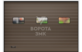 Ворота подъемные секционные 2250×2500 Doorhan ЗМК-2912